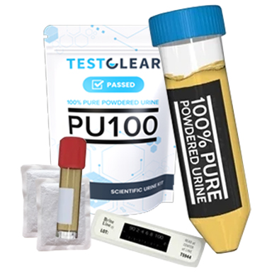 Testclear Urine Simulation Kit with Heater and Powdered Urine Banner